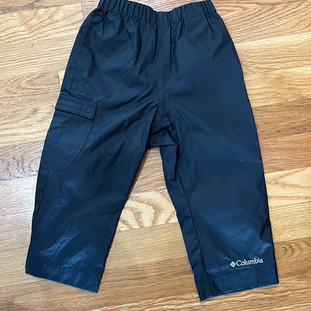 Columbia rain pants, size 2T